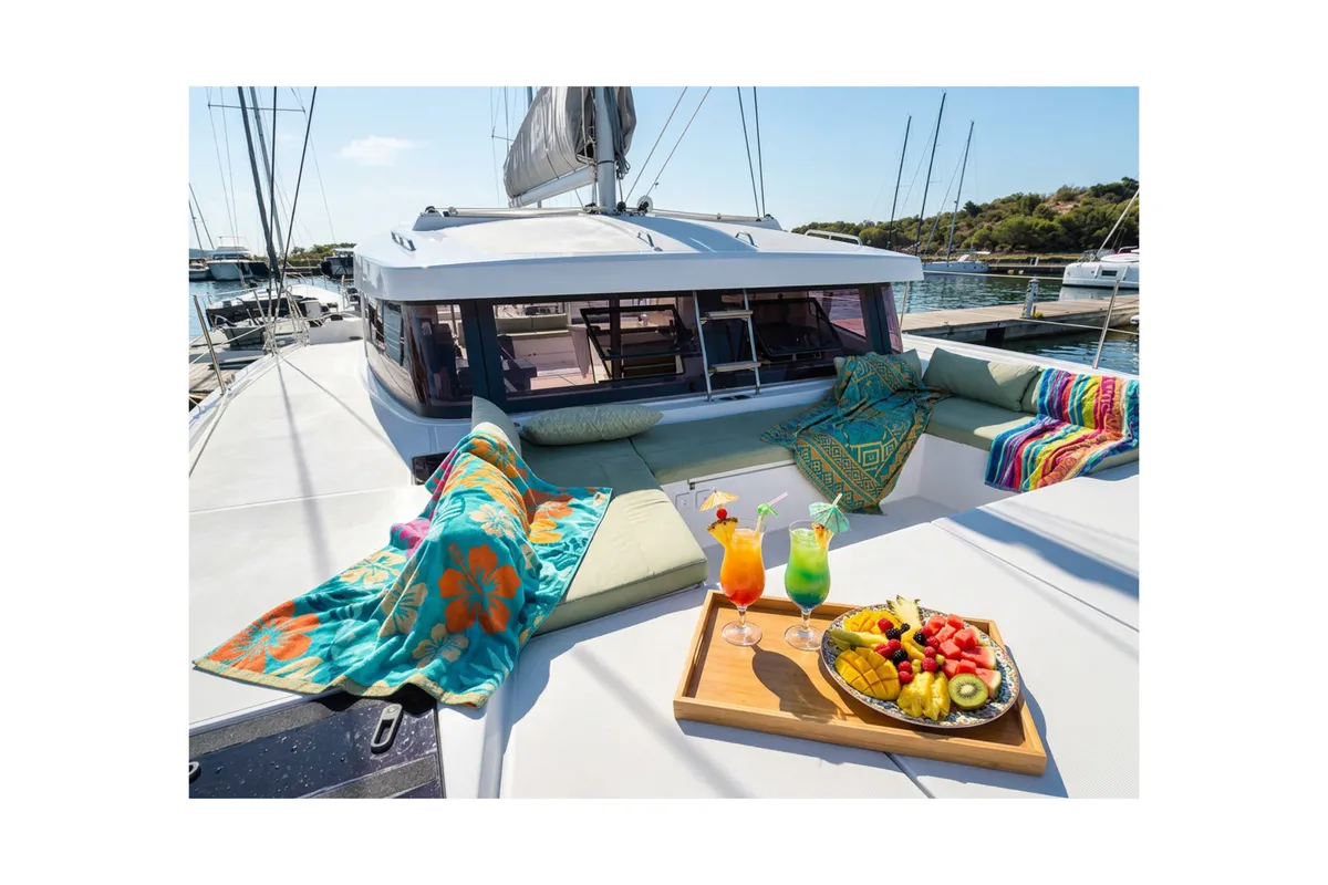 Comfort, a Bali Catsmart catamaran at Alameda, United States