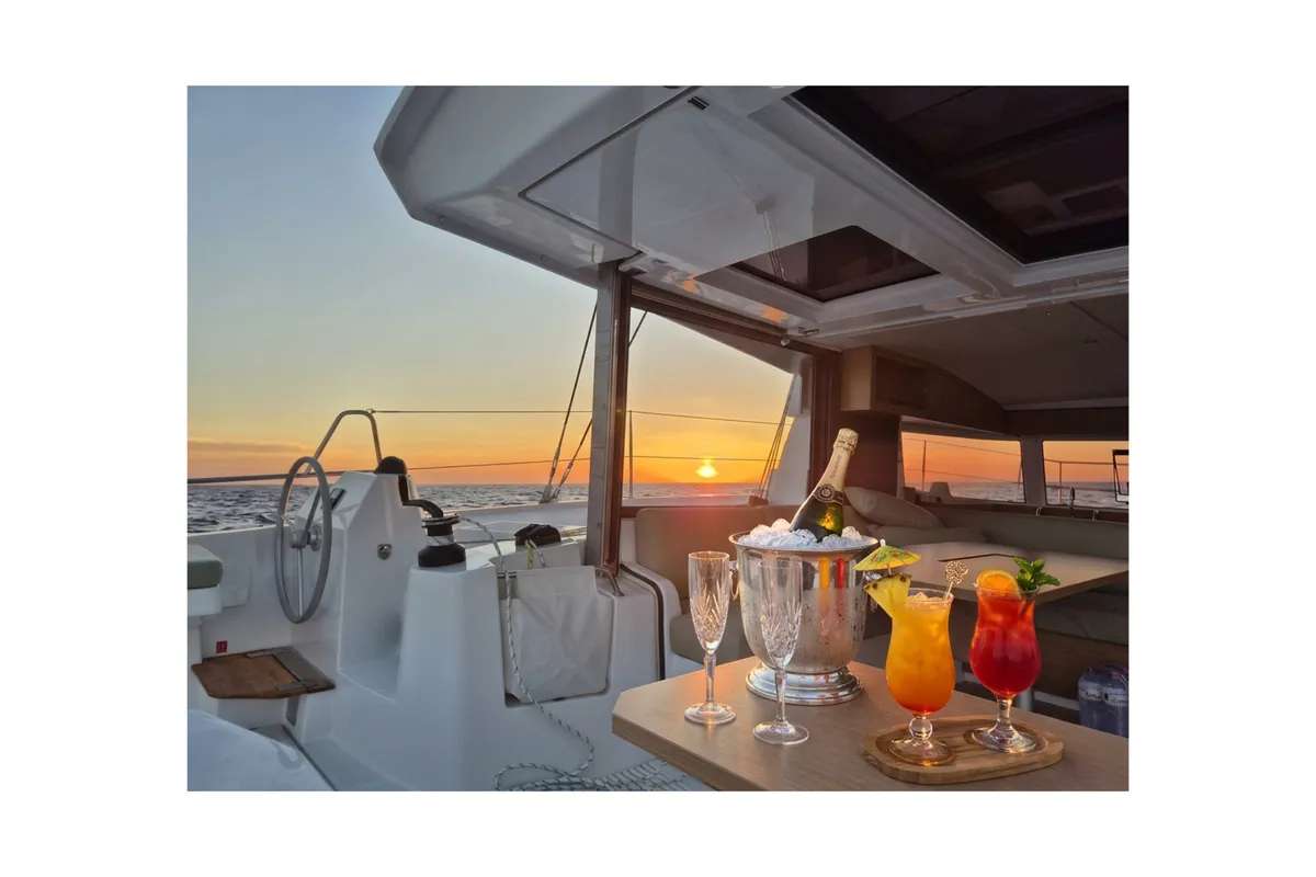 Comfort, a Bali Catsmart catamaran at Alameda, United States