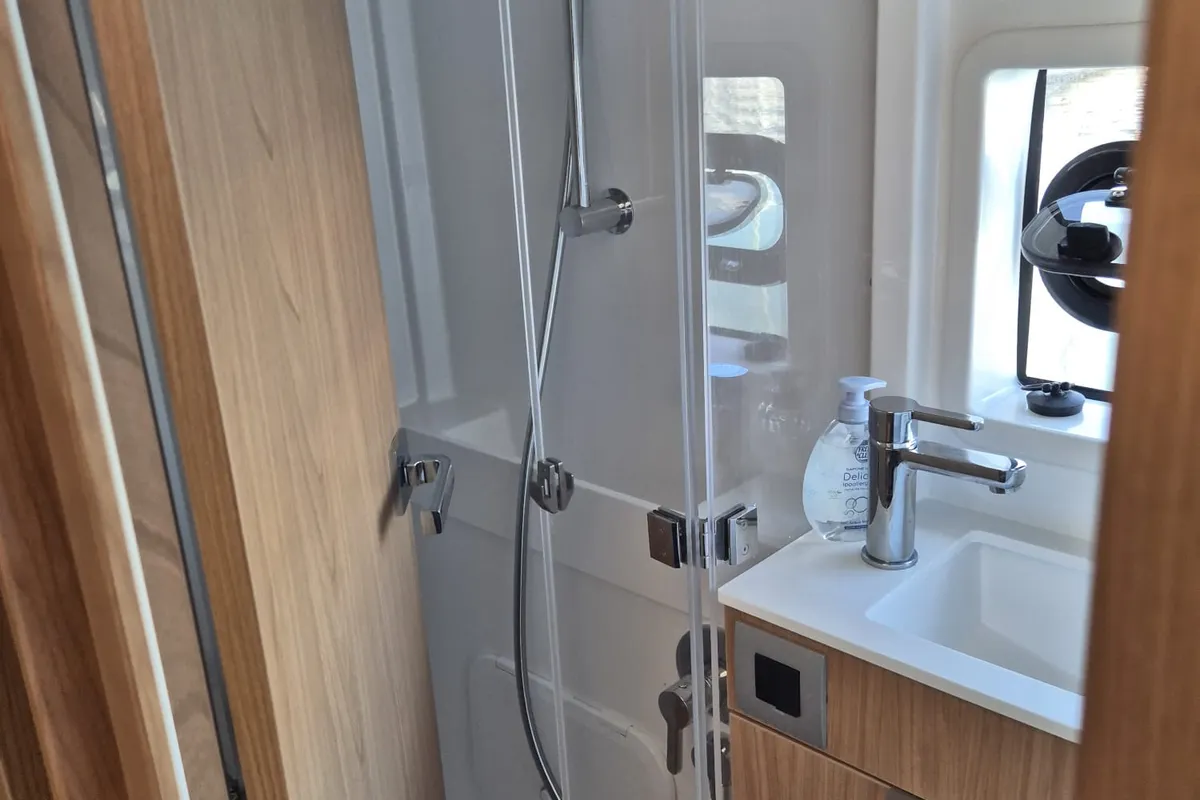 Comfort, a Bali Catsmart catamaran at Alameda, United States