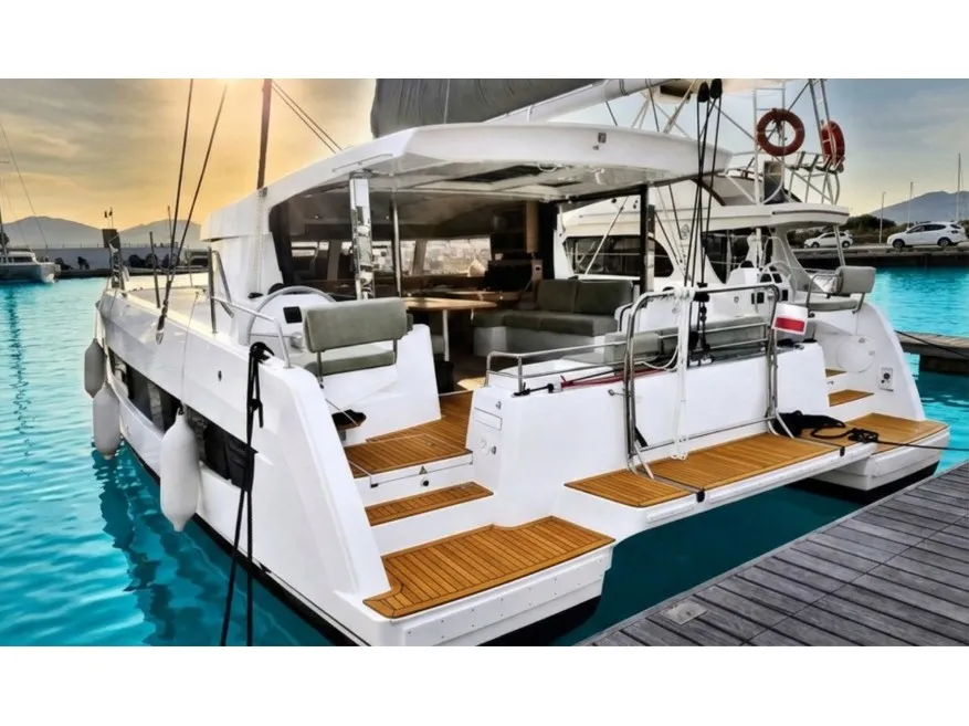 Comfort, a Bali Catsmart catamaran at Alameda, United States