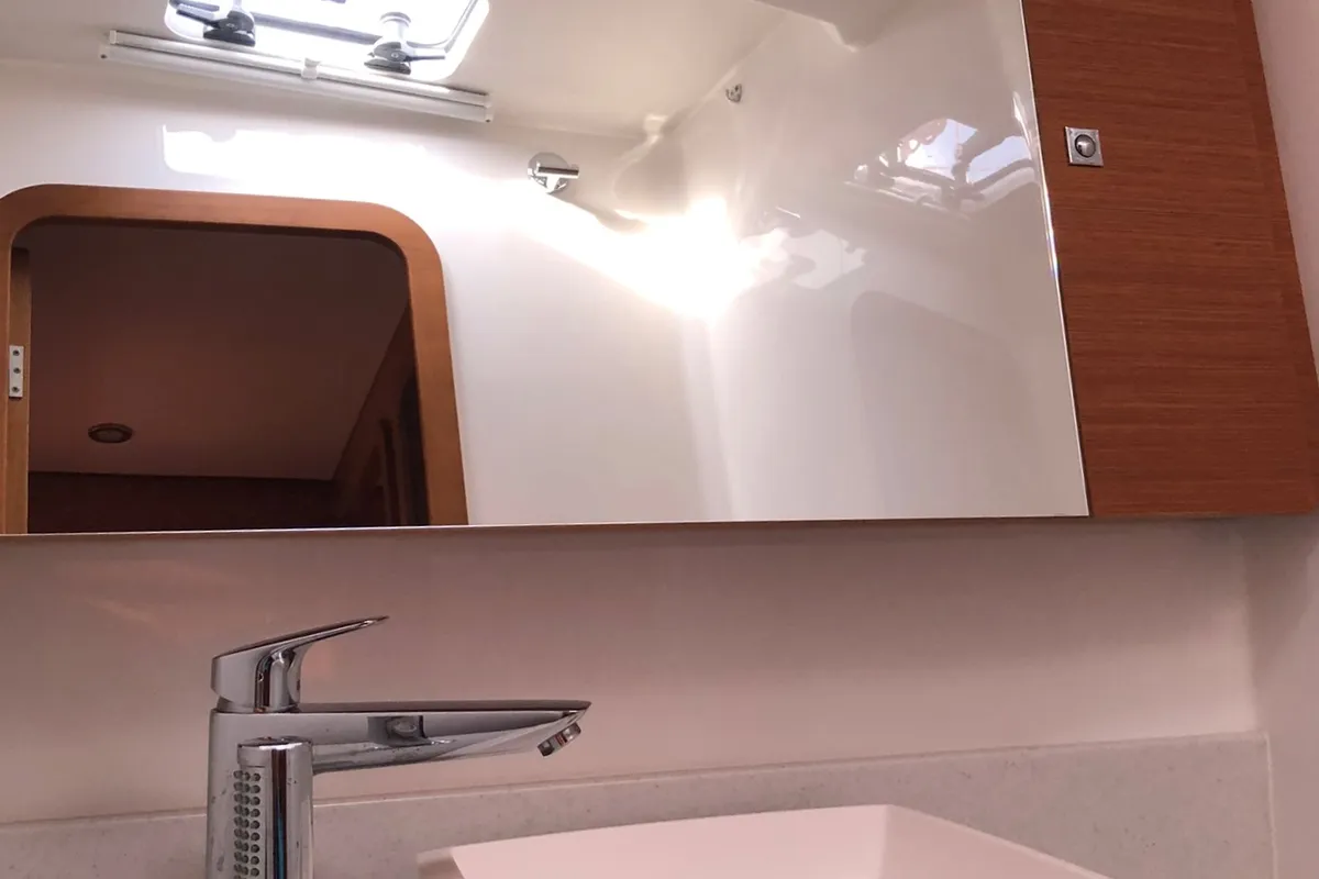 Head on Silente, a Dufour 56 Exclusive sailboat at Olbia, Italy