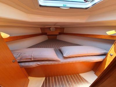Cabin on Fei Jian, a Bavaria Cruiser 33 sailboat at Mai Khao, Thailand