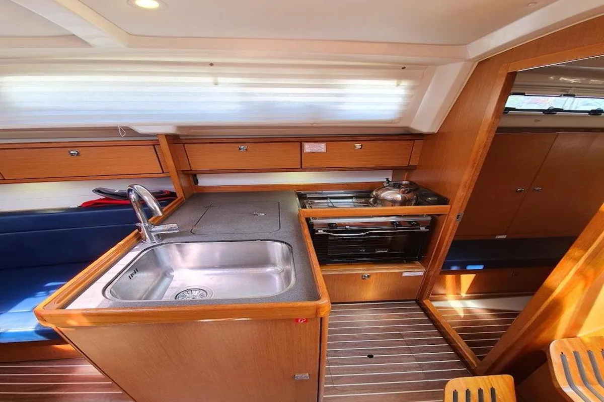 Galley of Fei Jian, a Bavaria Cruiser 33 sailboat at Mai Khao, Thailand