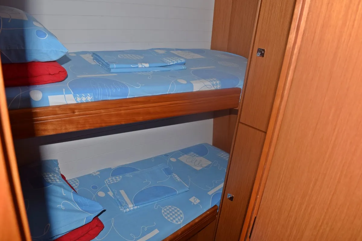 Cabin on Podkamenica, a Bavaria Cruiser 51 sailboat at Grad Kaštela, Croatia