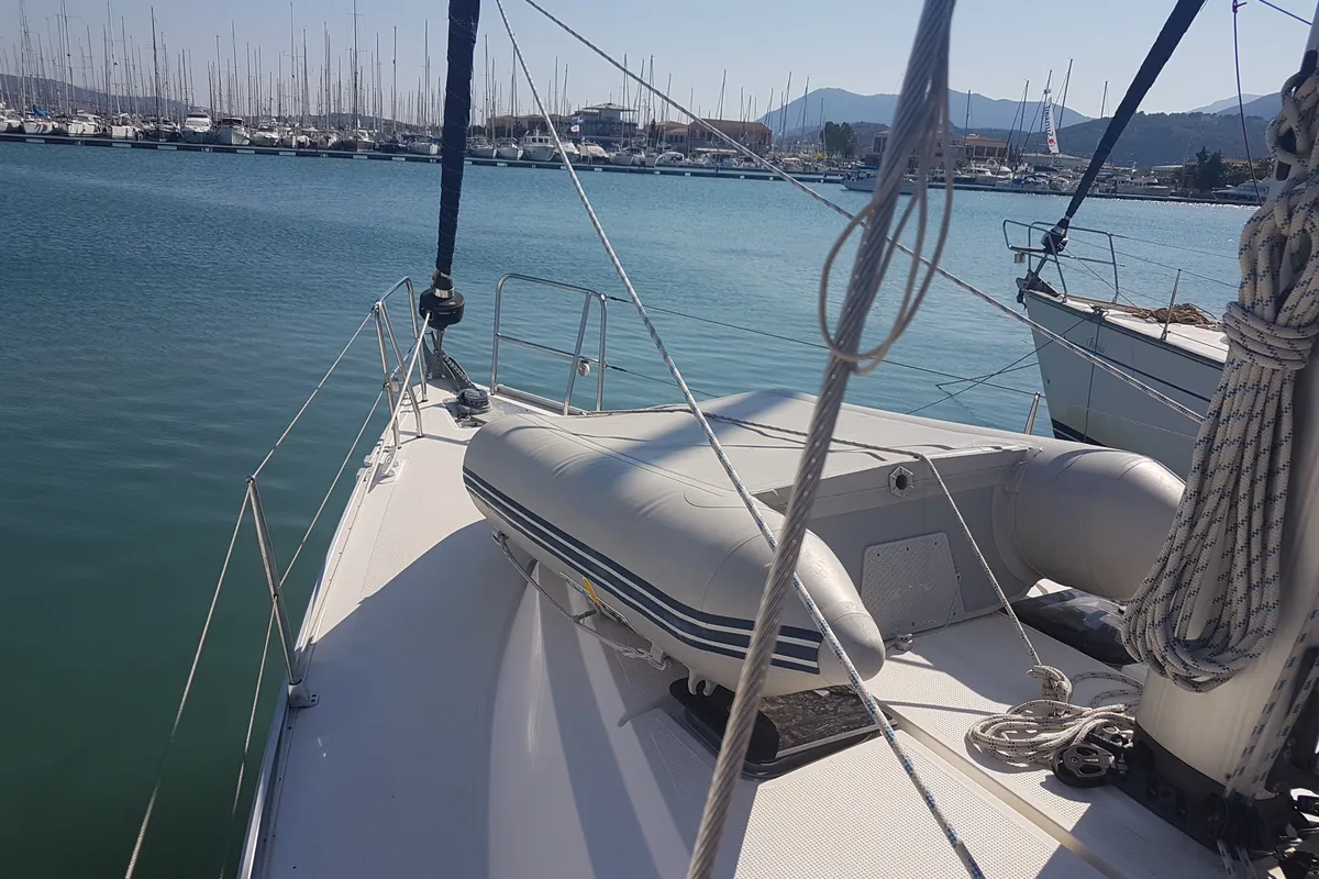 Marea, a Bavaria Cruiser 41 sailboat at Lefkada, Greece