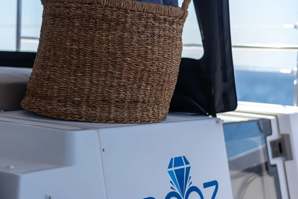 Topaz, a Lagoon 560 catamaran at Split, Croatia
