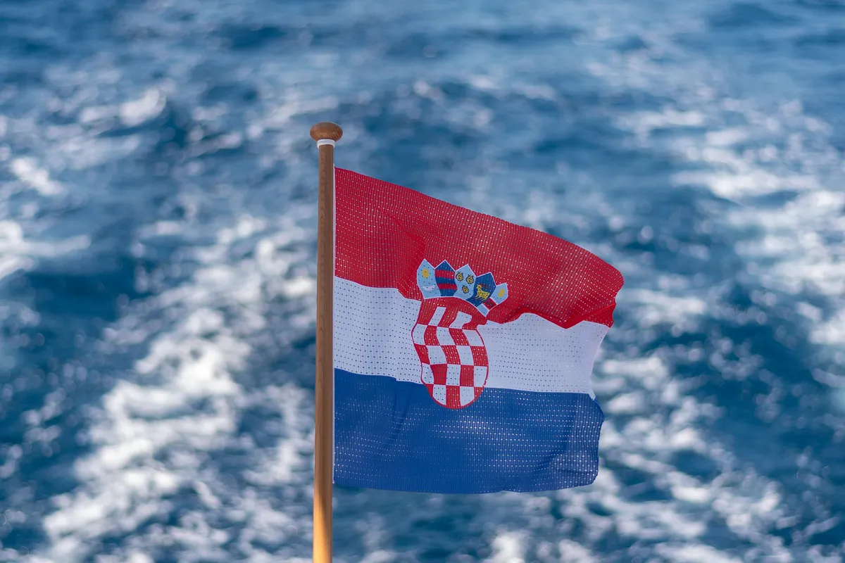 Topaz, a Lagoon 560 catamaran at Split, Croatia
