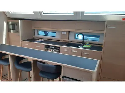 Galley of CHABLIES, a D&D Kufner 54 sailboat at Grad Trogir, Croatia