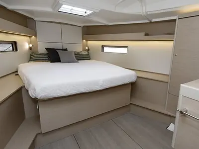 Cabin on Madelon, a Beneteau Oceanis 40.1 sailboat at Alameda, United States
