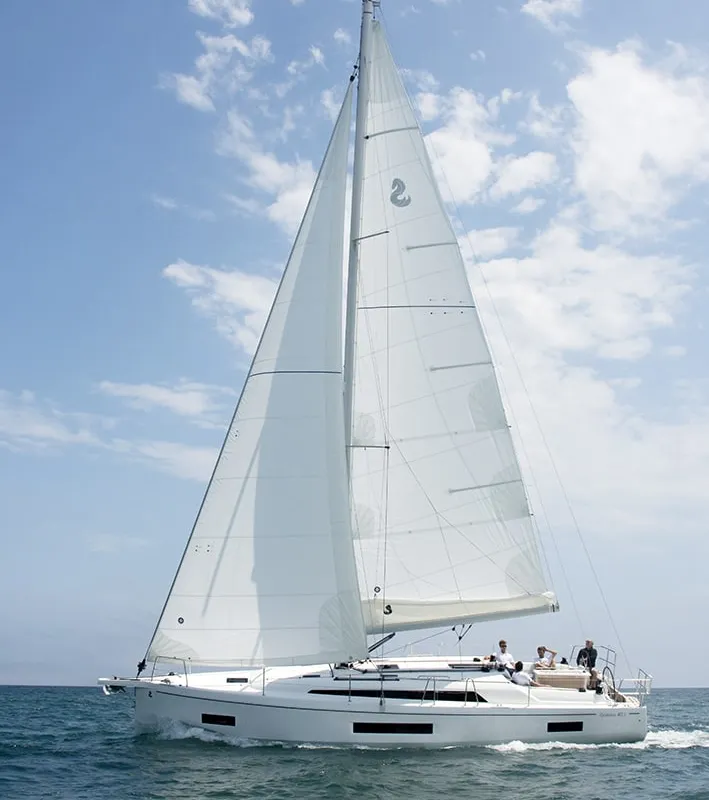 Exterior view of Madelon, a Beneteau Oceanis 40.1 sailboat at Alameda, United States