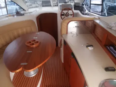 Salon of Norah, a Sessa Dorado 32 motorboat at Zadar, Croatia