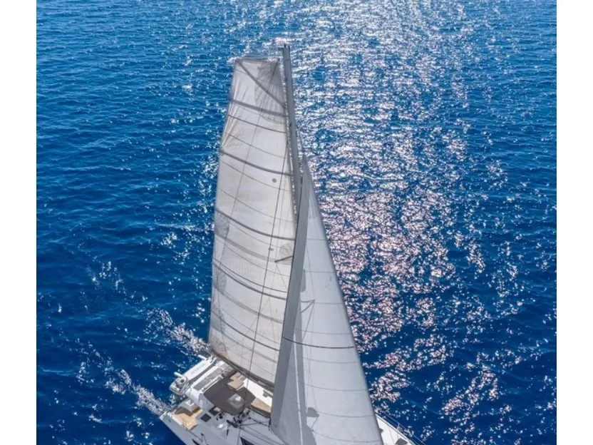 Izabella, a Fountaine Pajot Saba 50 catamaran at Municipal Unit of Lefkada, Greece