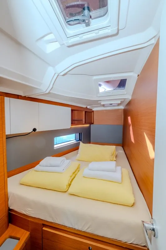 Cabin on Anita, a Dufour 41 sailboat at Grad Šibenik, Croatia