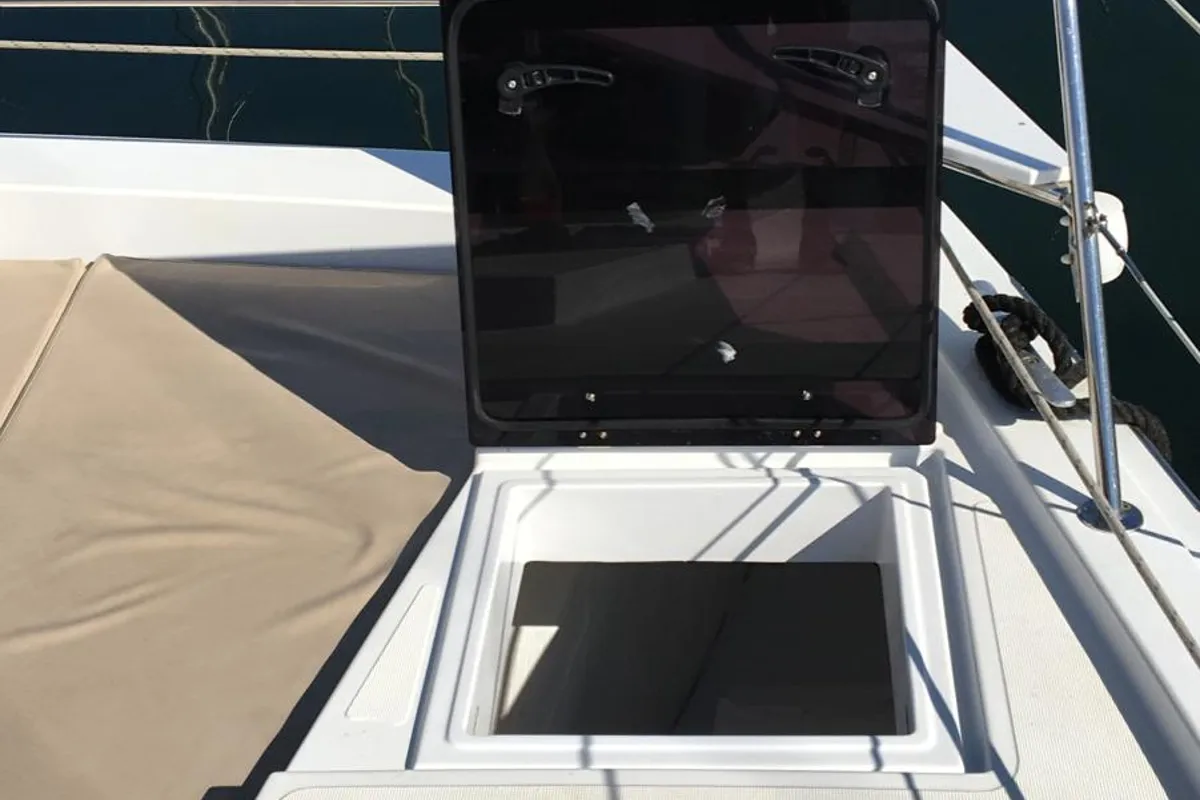 Rena Majore, a Bali 4.1 catamaran at Cagliari, Italy