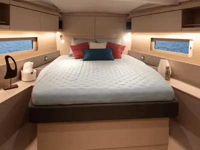 Cabin on Sunsail 46.4 Premium, a Beneteau Oceanis 46.1 sailboat at Općina Marina, Croatia
