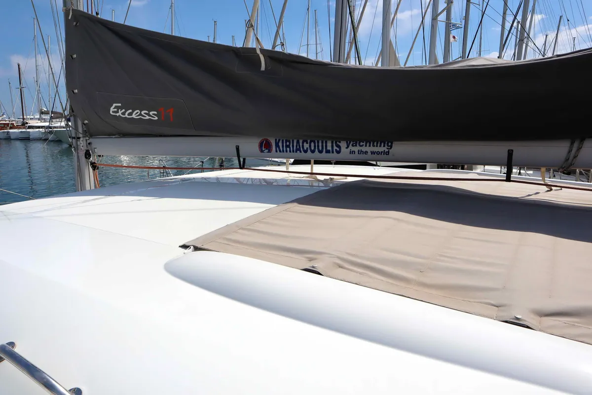 STARFISH, a Excess 11 catamaran at Parikia, Greece