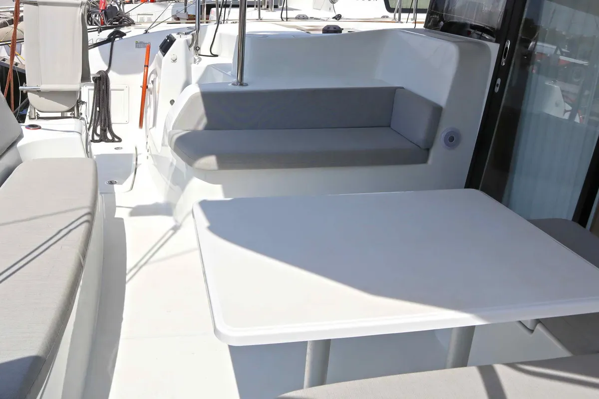 STARFISH, a Excess 11 catamaran at Parikia, Greece