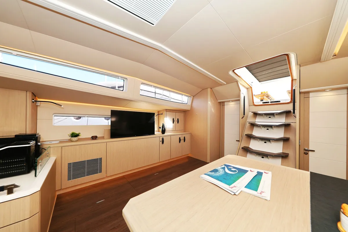Salon of Friends, a Jeanneau 60 sailboat at Seget Donji, Croatia