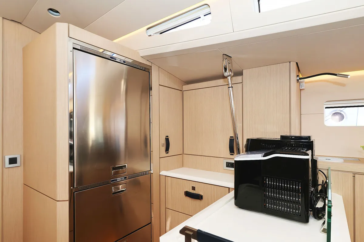 Galley of Friends, a Jeanneau 60 sailboat at Seget Donji, Croatia