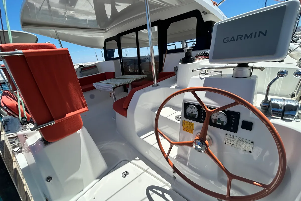 Eureka, a Excess 11 catamaran at Municipal Unit of Rhodes, Greece