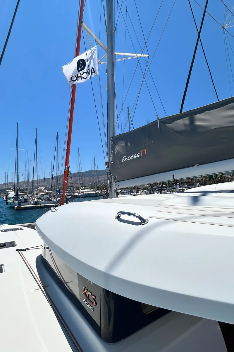 Eureka, a Excess 11 catamaran at Municipal Unit of Rhodes, Greece