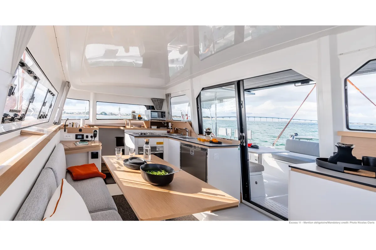 Eureka, a Excess 11 catamaran at Municipal Unit of Rhodes, Greece