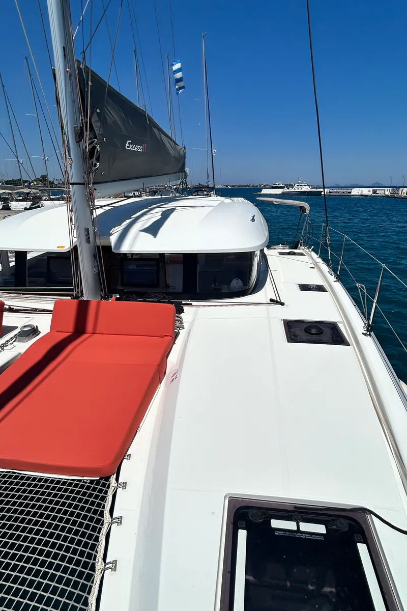 Eureka, a Excess 11 catamaran at Municipal Unit of Rhodes, Greece