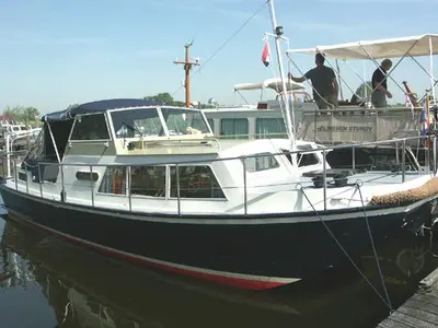 Exterior view of Palomino, a Gulet Doerak 950 motorboat at Woudsend, Netherlands