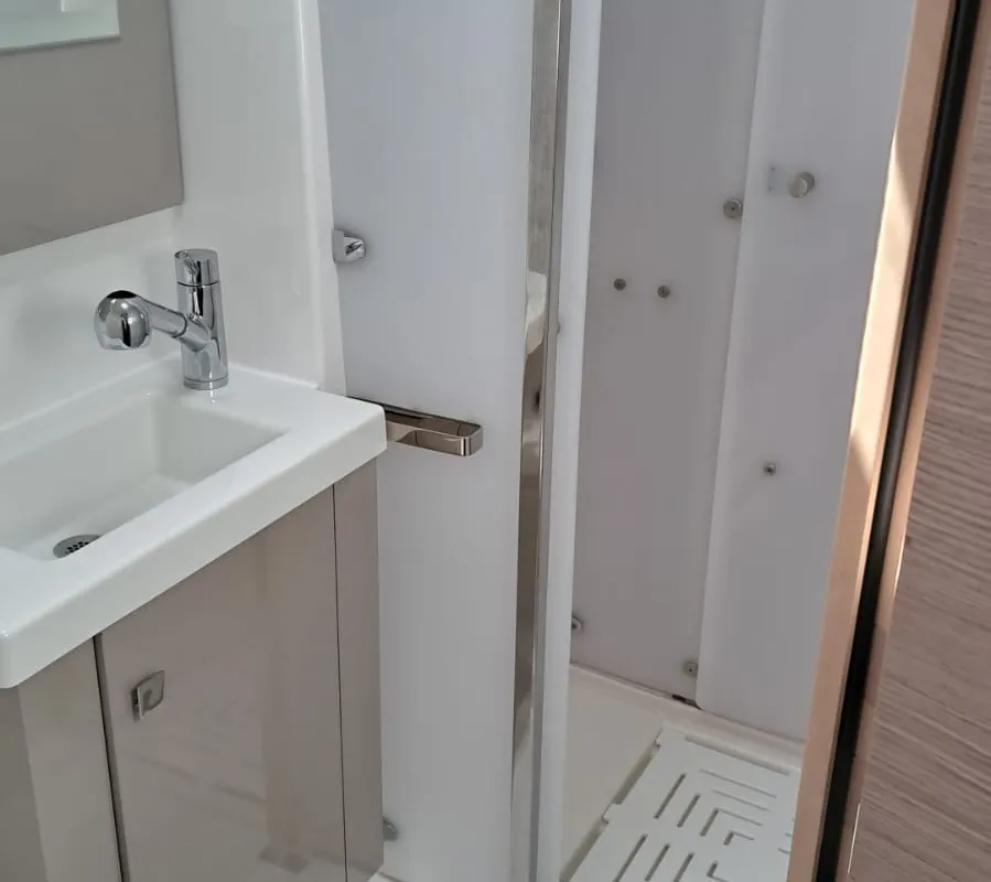 MARGUERITE, a Fountaine Pajot Astréa 42 catamaran at Propriano, France