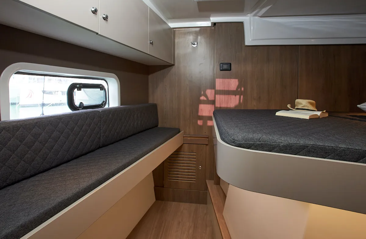 Cabin on Meme, a Bali Catspace catamaran at Grad Kaštela, Croatia