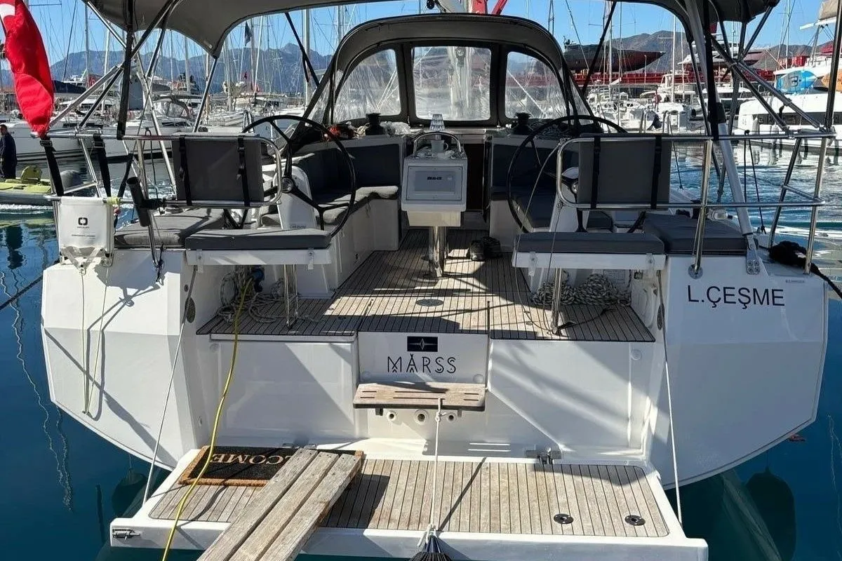 Marss, a Bavaria C38 sailboat at Marmaris, Turkey