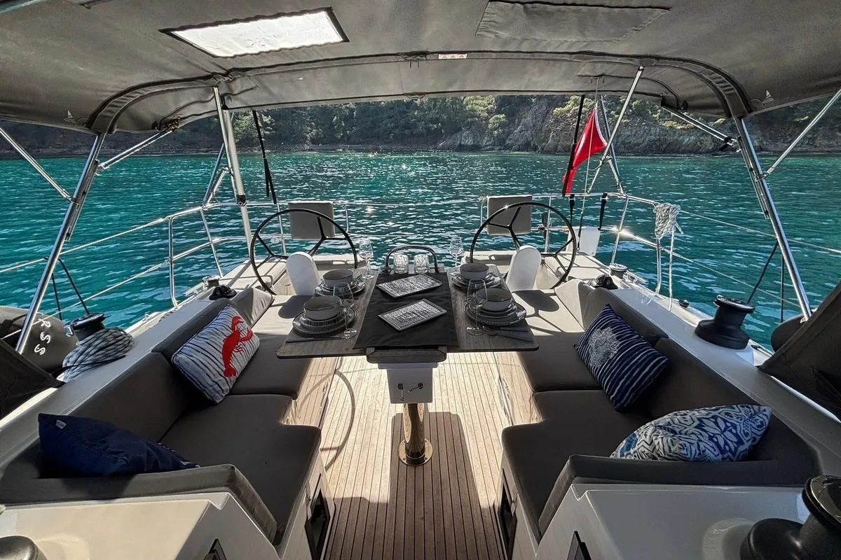 Marss, a Bavaria C38 sailboat at Marmaris, Turkey