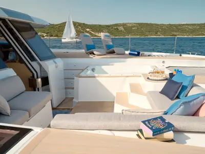 Fountaine Pajot Alegria 67, a catamaran at Trogir, Croatia