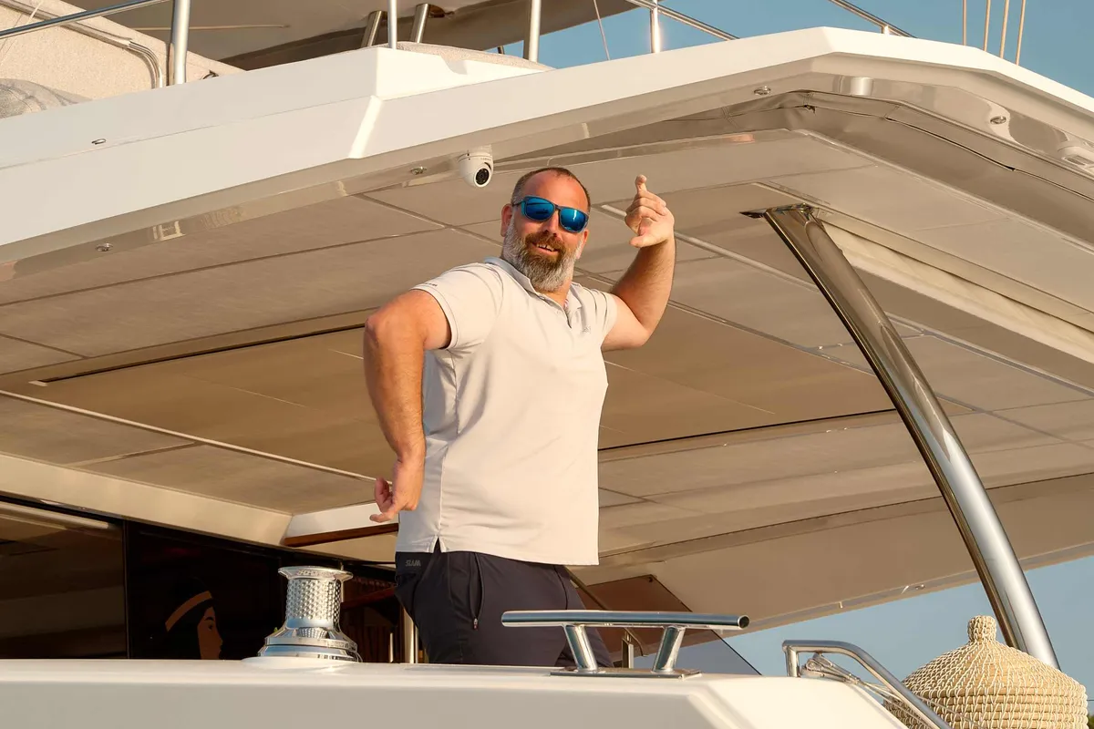 Fountaine Pajot Alegria 67, a catamaran at Trogir, Croatia