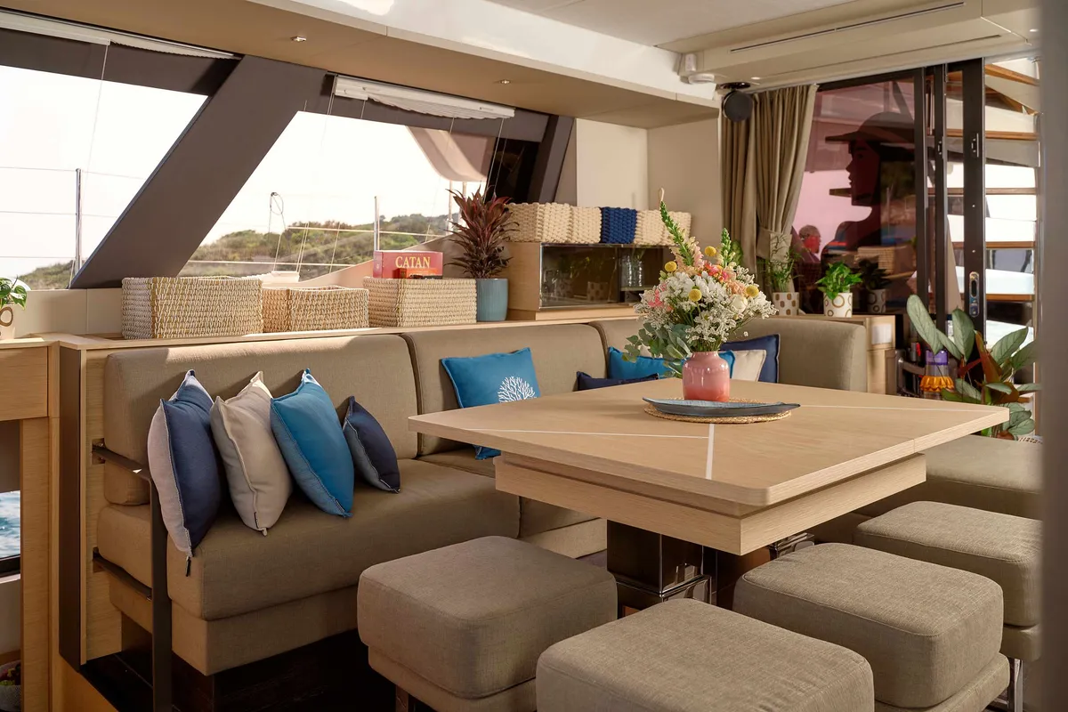 Fountaine Pajot Alegria 67, a catamaran at Trogir, Croatia