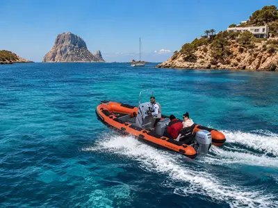 Highfielf Patrol 530, a Motorboat motorboat at Santa Eulària des Riu, Spain