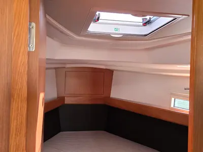 Cabin on Maia, a Bavaria Cruiser 37 sailboat at Zadar, Croatia
