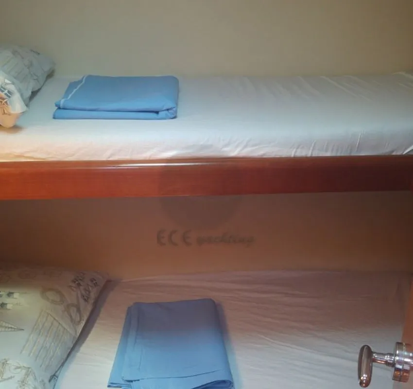 Cabin on Filadelfo, a Beneteau Oceanis 43.4 sailboat at Fethiye, Turkey