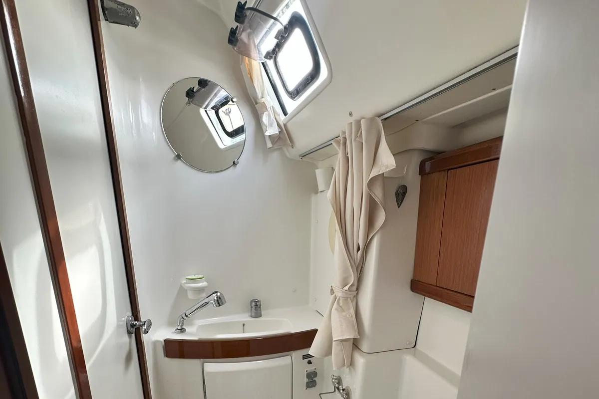 Head on Filadelfo, a Beneteau Oceanis 43.4 sailboat at Fethiye, Turkey
