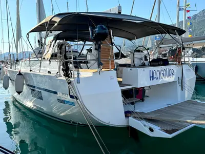 Hangover, a Bavaria C50 Holiday sailboat at Kaštela, Croatia