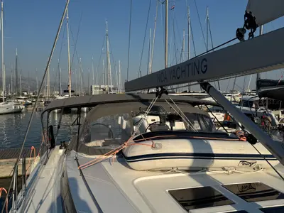 Hangover, a Bavaria C50 Holiday sailboat at Kaštela, Croatia