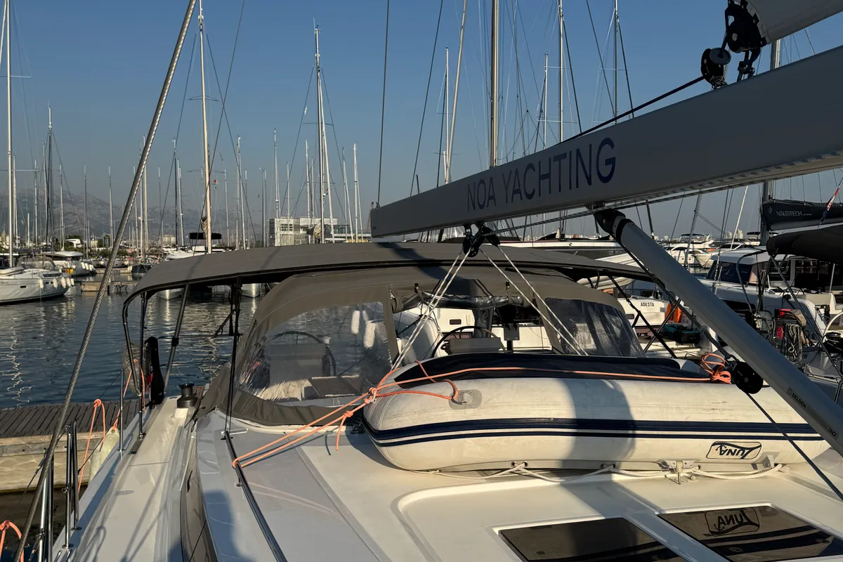 Hangover, a Bavaria C50 Holiday sailboat at Kaštela, Croatia