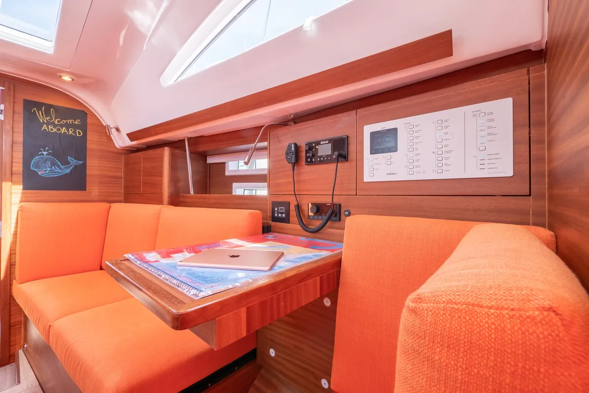 Salon of Funky, a Elan Impression 40.1 sailboat at Split, Croatia