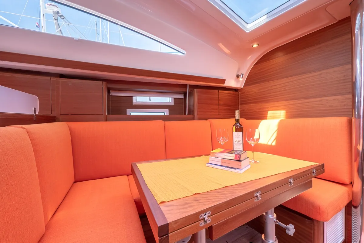 Salon of Funky, a Elan Impression 40.1 sailboat at Split, Croatia