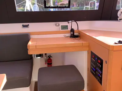Eden Planet, a Dufour 48 Catamaran catamaran at Tonnarella, Italy