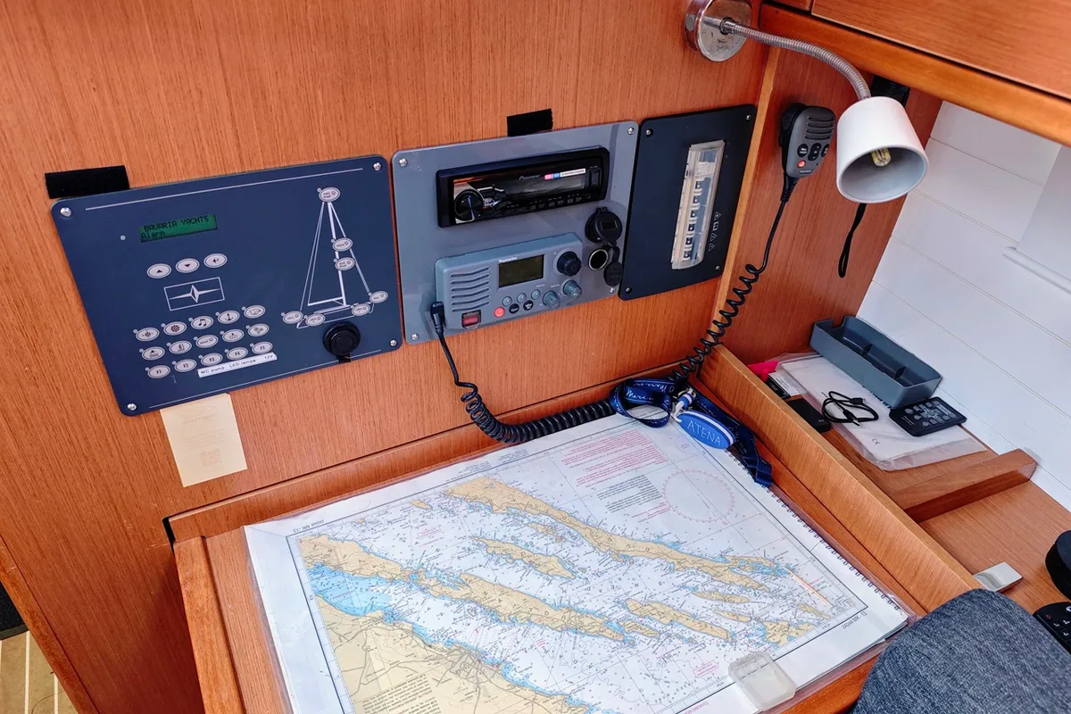 Atena, a Bavaria Cruiser 37 sailboat at Općina Sukošan, Croatia