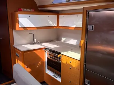 Galley of Salima, a Dufour 48 sailboat at Tonnarella, Italy