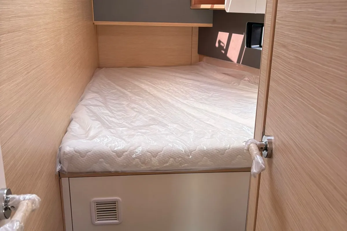 Cabin on Salima, a Dufour 48 sailboat at Tonnarella, Italy