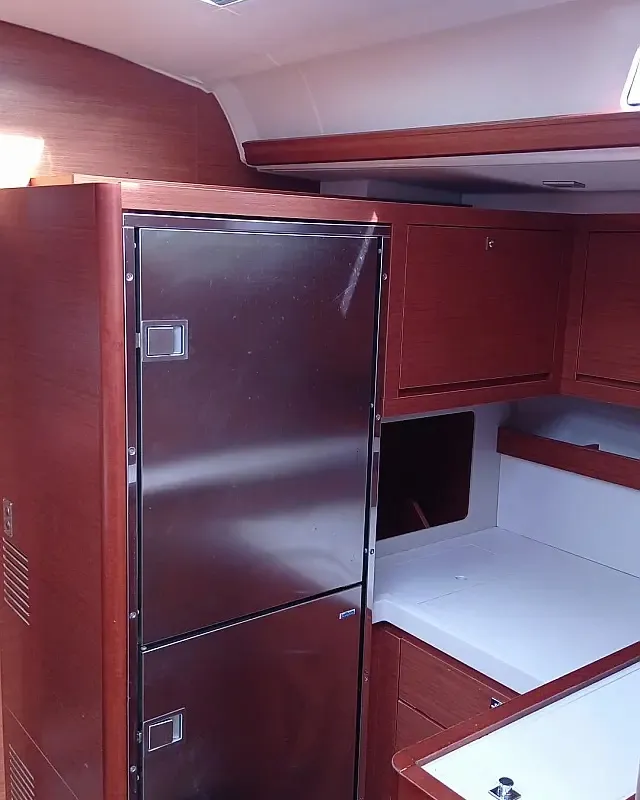Galley of Sonja, a Dufour 530 sailboat at Seget Donji, Croatia