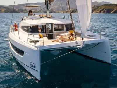 MOONGLADE, a Bali 4.2 OW catamaran at Road Town, British Virgin Islands